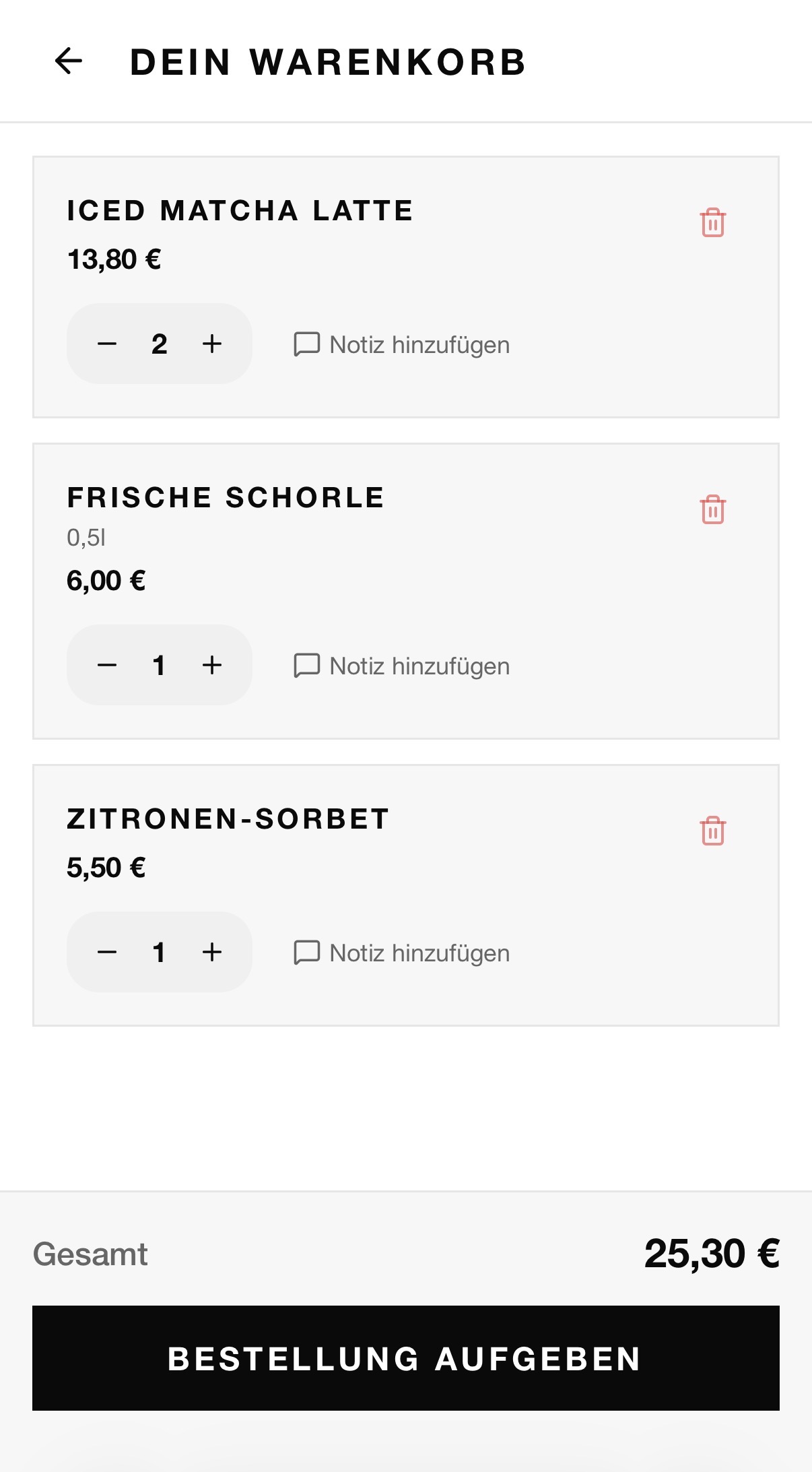 Warenkorb