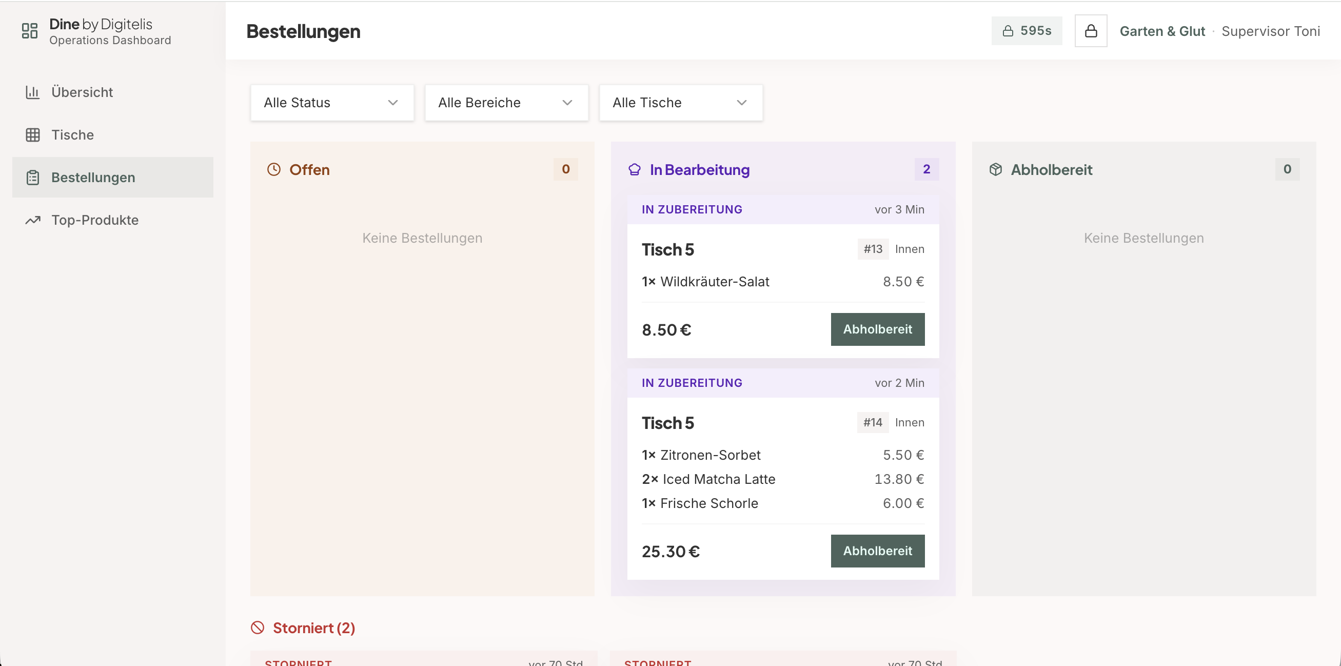 Bestellungen live verfolgen